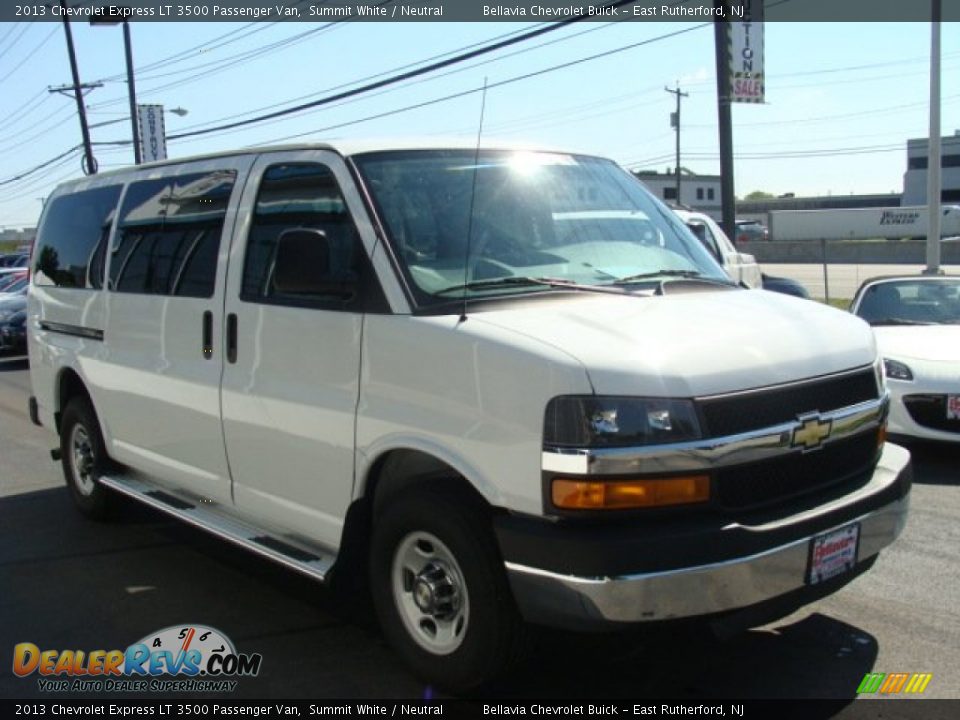 2013 Chevrolet Express LT 3500 Passenger Van Summit White / Neutral Photo #3