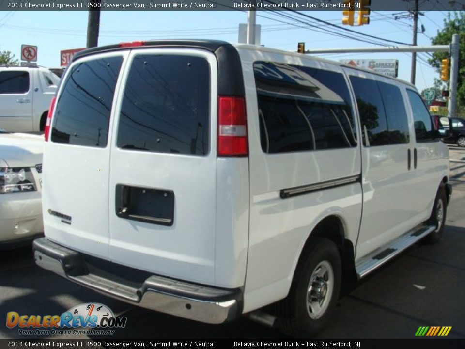 2013 Chevrolet Express LT 3500 Passenger Van Summit White / Neutral Photo #4