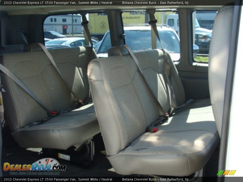 2013 Chevrolet Express LT 3500 Passenger Van Summit White / Neutral Photo #12