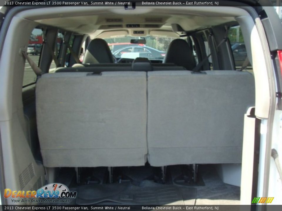 2013 Chevrolet Express LT 3500 Passenger Van Summit White / Neutral Photo #13
