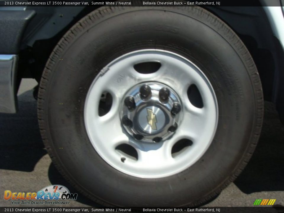 2013 Chevrolet Express LT 3500 Passenger Van Summit White / Neutral Photo #14