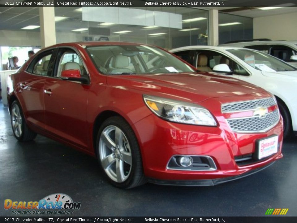 2013 Chevrolet Malibu LTZ Crystal Red Tintcoat / Cocoa/Light Neutral Photo #3