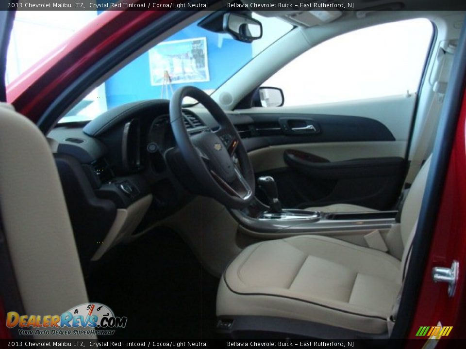 2013 Chevrolet Malibu LTZ Crystal Red Tintcoat / Cocoa/Light Neutral Photo #7