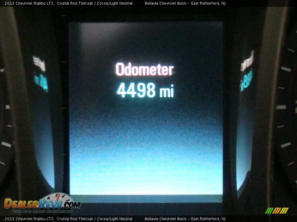 2013 Chevrolet Malibu LTZ Crystal Red Tintcoat / Cocoa/Light Neutral Photo #10