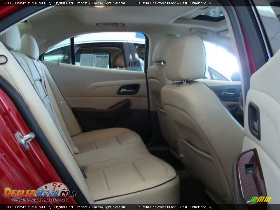 2013 Chevrolet Malibu LTZ Crystal Red Tintcoat / Cocoa/Light Neutral Photo #12