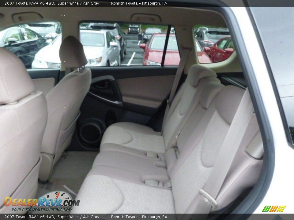 2007 Toyota RAV4 V6 4WD Super White / Ash Gray Photo #5