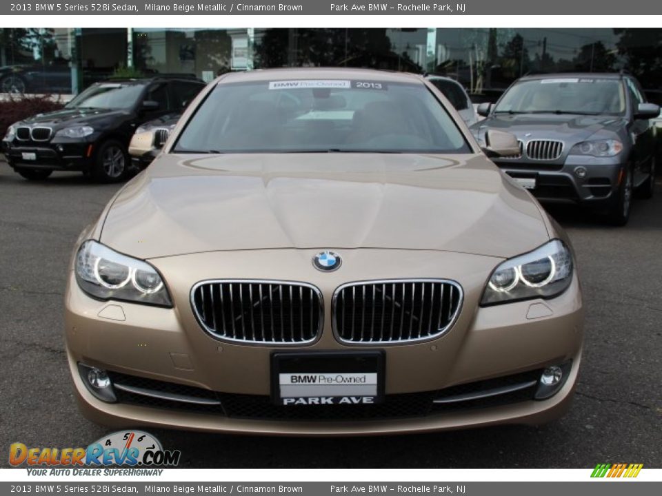 2013 BMW 5 Series 528i Sedan Milano Beige Metallic / Cinnamon Brown Photo #2