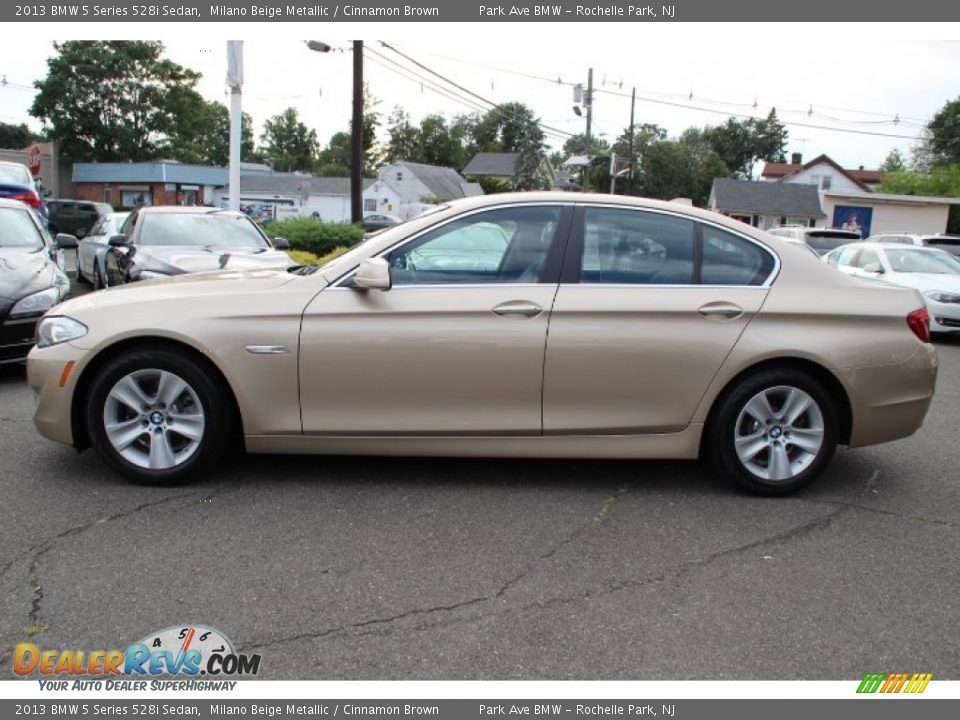 Milano Beige Metallic 2013 BMW 5 Series 528i Sedan Photo #8
