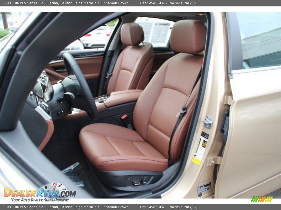 Front Seat of 2013 BMW 5 Series 528i Sedan Photo #12