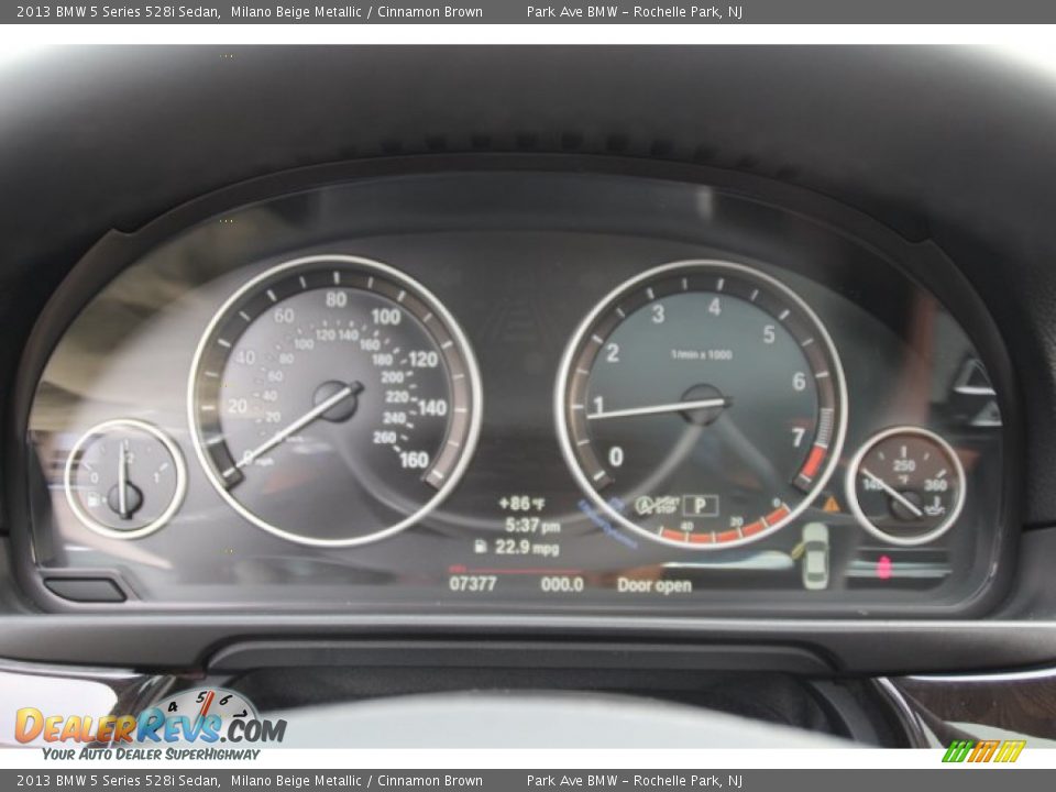 2013 BMW 5 Series 528i Sedan Gauges Photo #19