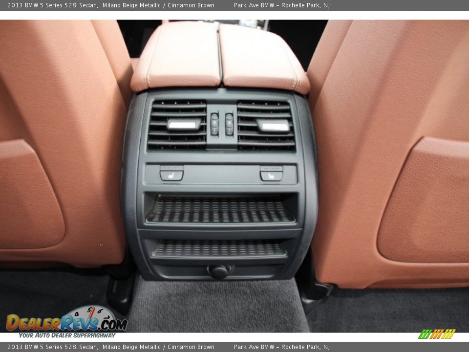 2013 BMW 5 Series 528i Sedan Milano Beige Metallic / Cinnamon Brown Photo #25