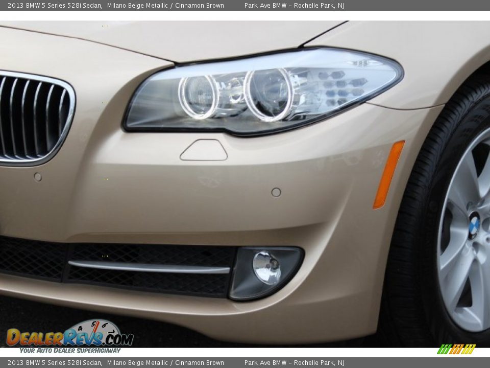 2013 BMW 5 Series 528i Sedan Milano Beige Metallic / Cinnamon Brown Photo #31