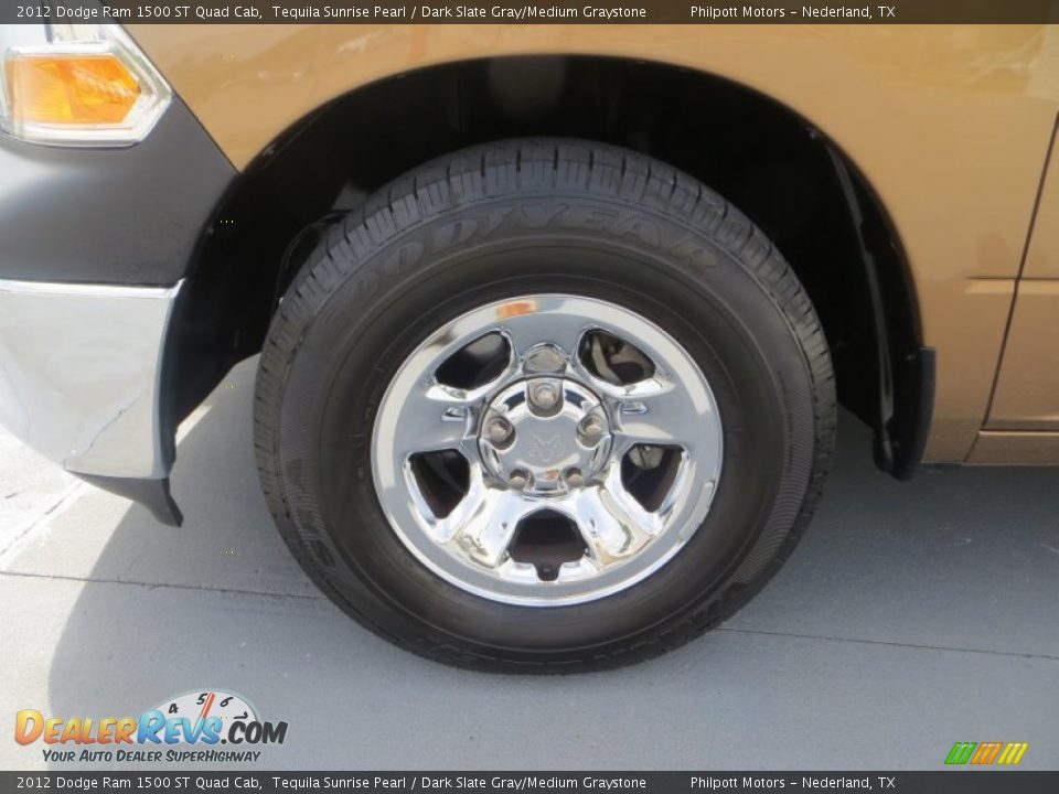 2012 Dodge Ram 1500 ST Quad Cab Tequila Sunrise Pearl / Dark Slate Gray/Medium Graystone Photo #11