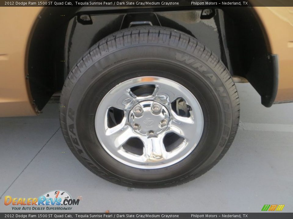 2012 Dodge Ram 1500 ST Quad Cab Tequila Sunrise Pearl / Dark Slate Gray/Medium Graystone Photo #12