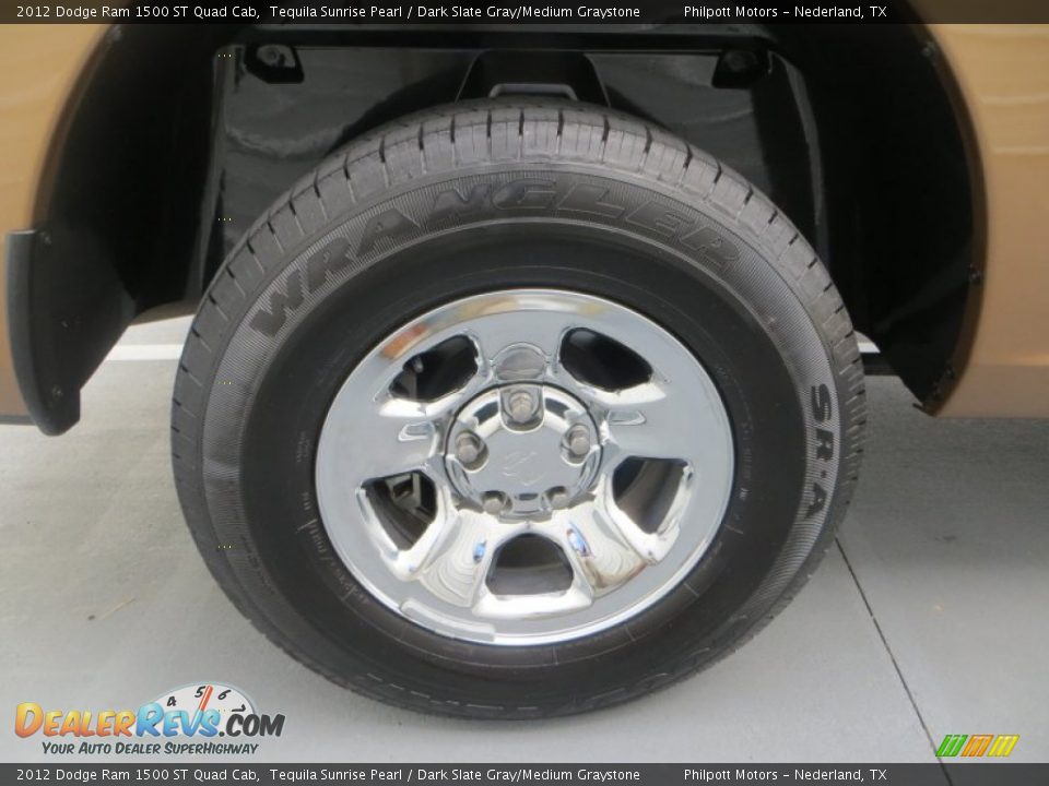 2012 Dodge Ram 1500 ST Quad Cab Tequila Sunrise Pearl / Dark Slate Gray/Medium Graystone Photo #13