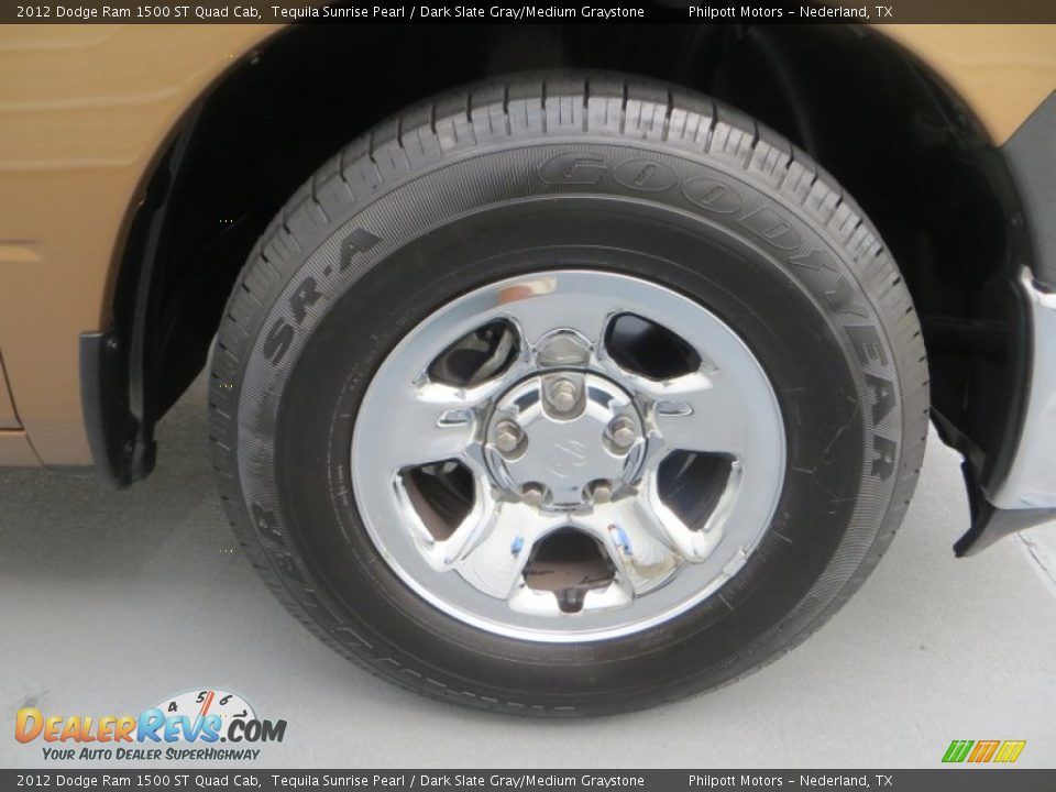 2012 Dodge Ram 1500 ST Quad Cab Tequila Sunrise Pearl / Dark Slate Gray/Medium Graystone Photo #14