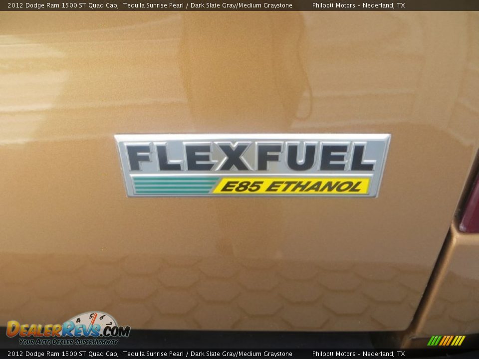 2012 Dodge Ram 1500 ST Quad Cab Tequila Sunrise Pearl / Dark Slate Gray/Medium Graystone Photo #16