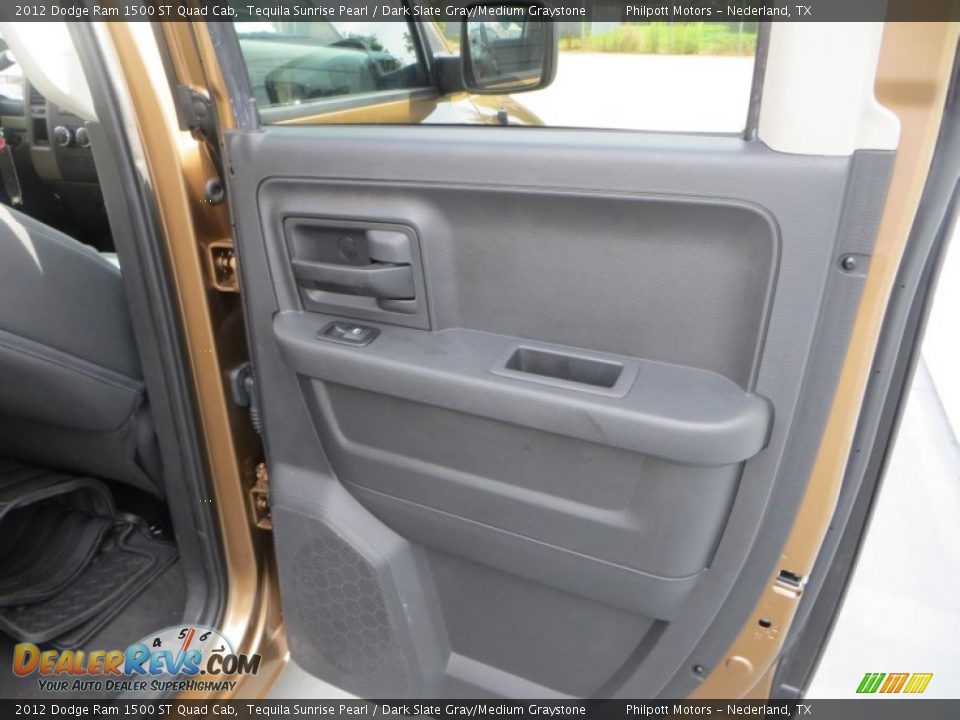 2012 Dodge Ram 1500 ST Quad Cab Tequila Sunrise Pearl / Dark Slate Gray/Medium Graystone Photo #23