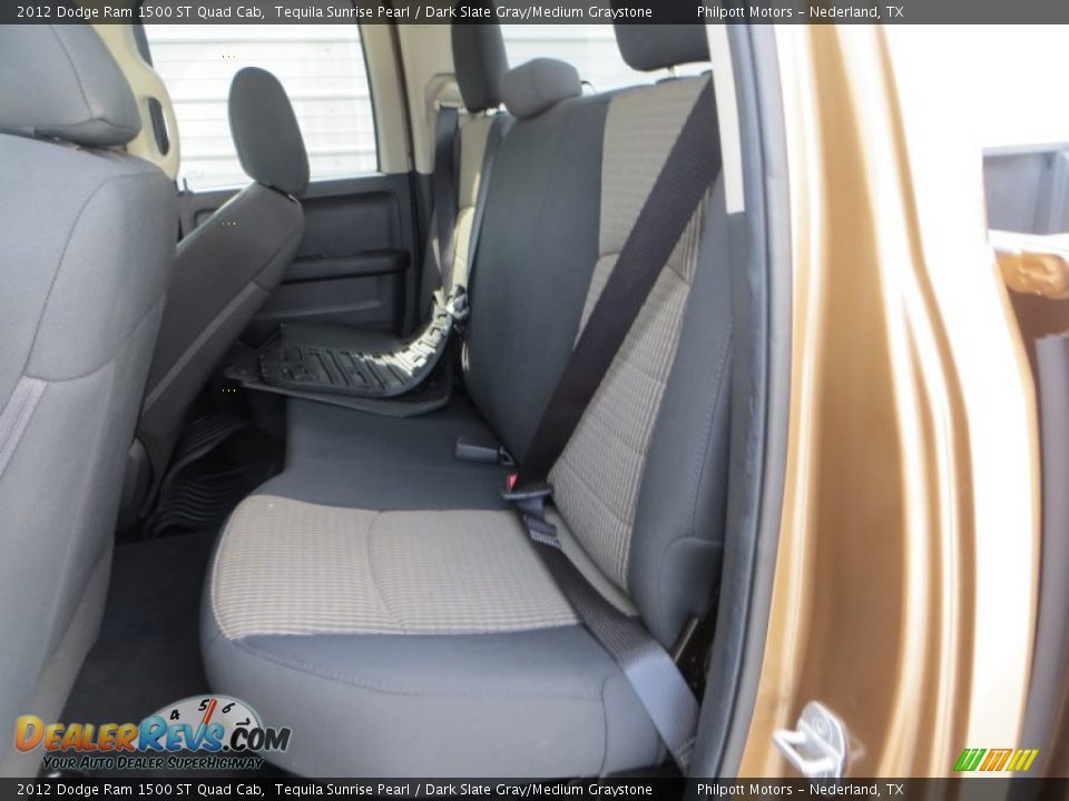 2012 Dodge Ram 1500 ST Quad Cab Tequila Sunrise Pearl / Dark Slate Gray/Medium Graystone Photo #26