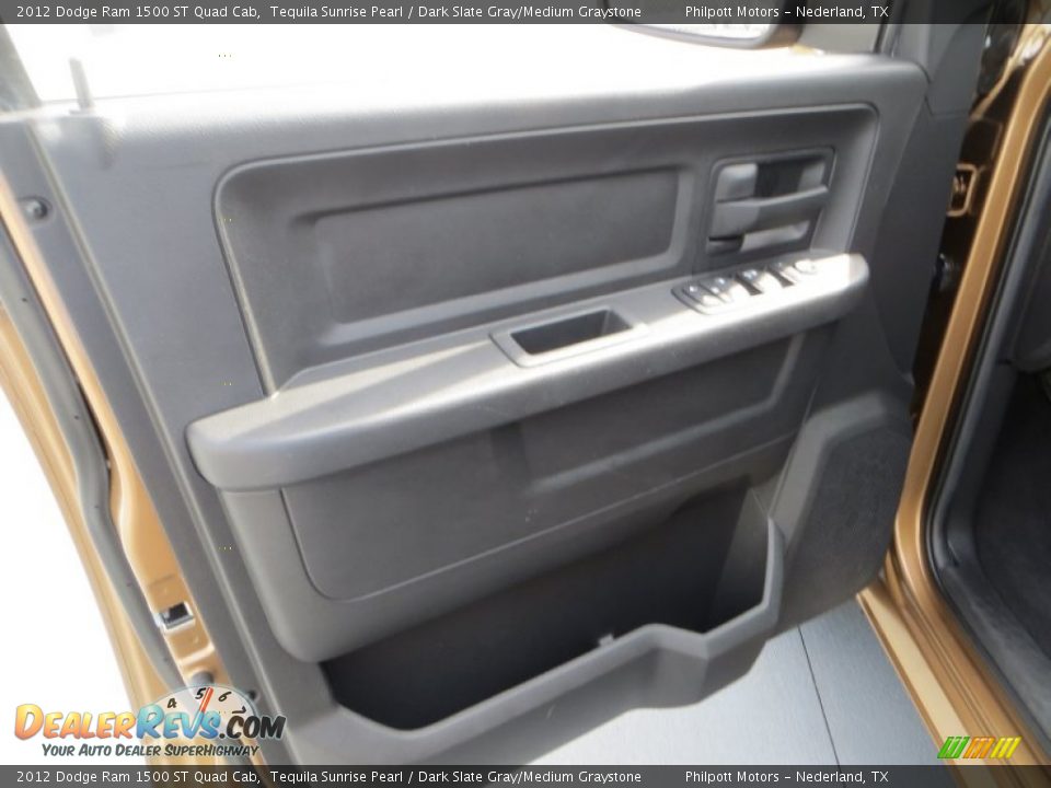 2012 Dodge Ram 1500 ST Quad Cab Tequila Sunrise Pearl / Dark Slate Gray/Medium Graystone Photo #27