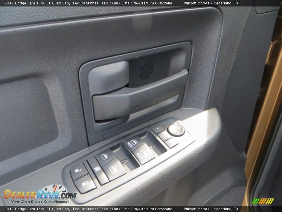 2012 Dodge Ram 1500 ST Quad Cab Tequila Sunrise Pearl / Dark Slate Gray/Medium Graystone Photo #28