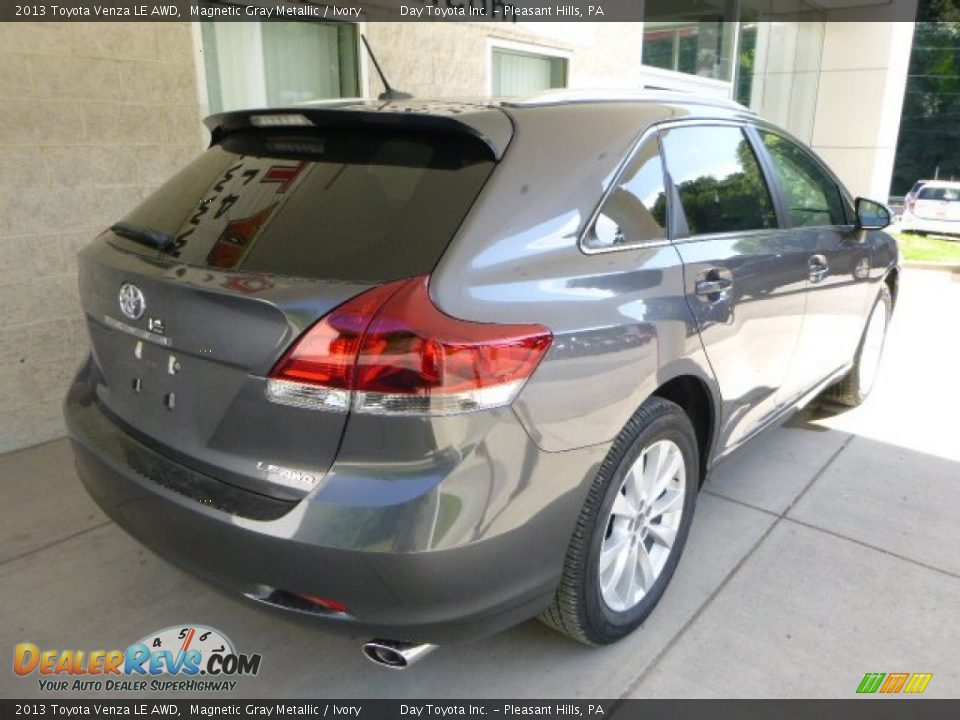 2013 Toyota Venza LE AWD Magnetic Gray Metallic / Ivory Photo #2