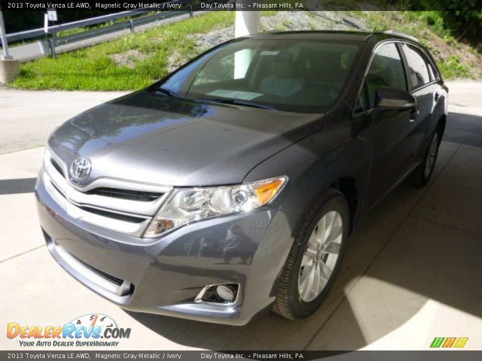 2013 Toyota Venza LE AWD Magnetic Gray Metallic / Ivory Photo #5