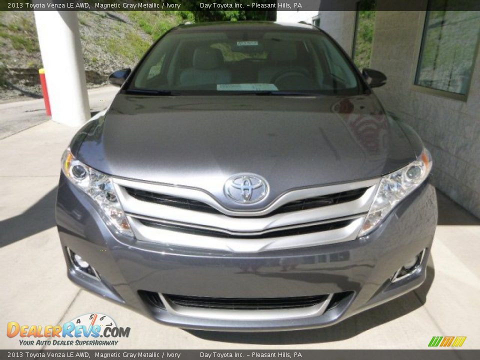 2013 Toyota Venza LE AWD Magnetic Gray Metallic / Ivory Photo #6