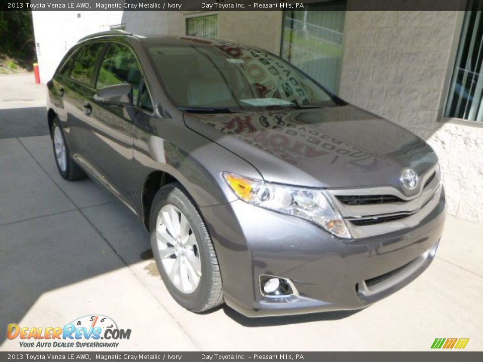 2013 Toyota Venza LE AWD Magnetic Gray Metallic / Ivory Photo #7