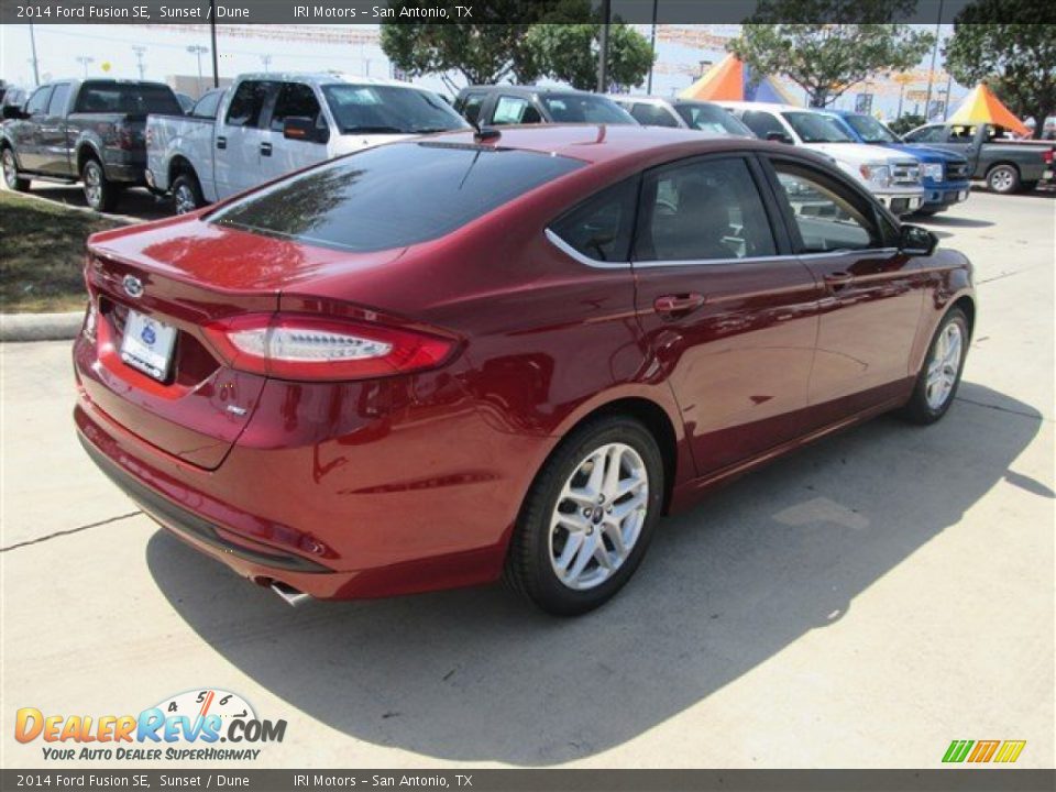 2014 Ford Fusion SE Sunset / Dune Photo #5