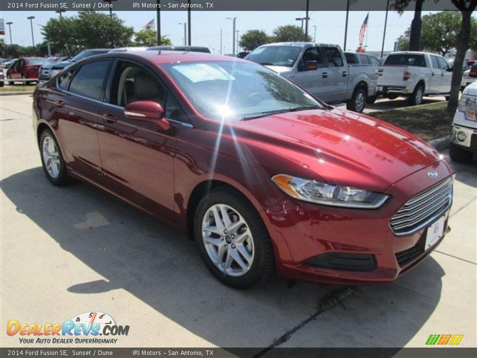 2014 Ford Fusion SE Sunset / Dune Photo #6