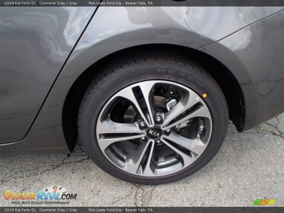 2014 Kia Forte EX Gunmetal Gray / Gray Photo #9