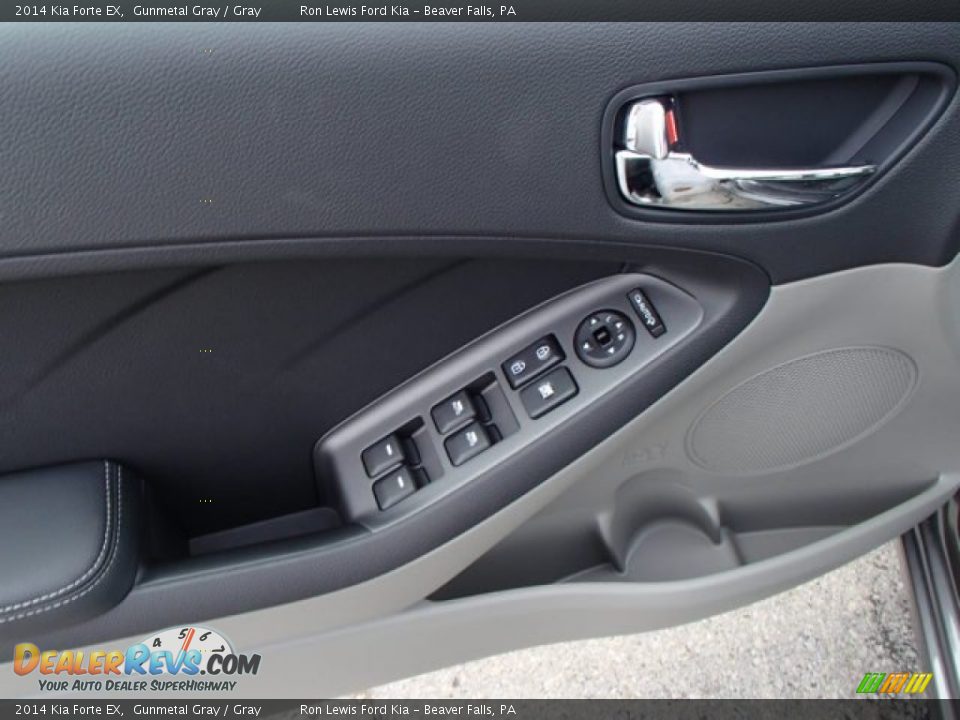 2014 Kia Forte EX Gunmetal Gray / Gray Photo #13