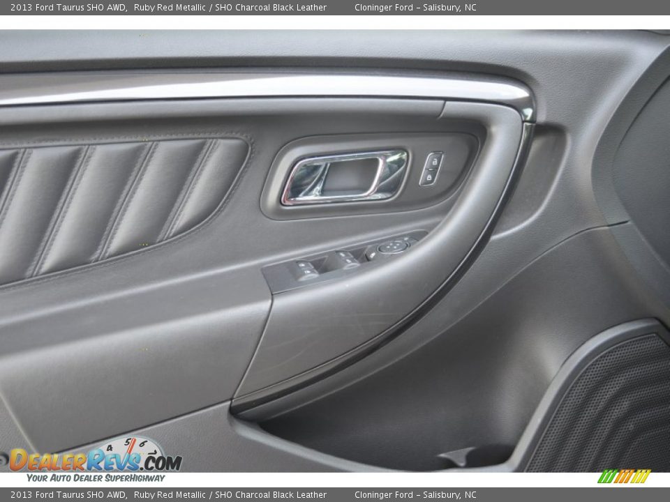 2013 Ford Taurus SHO AWD Ruby Red Metallic / SHO Charcoal Black Leather Photo #8