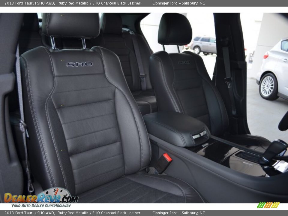 2013 Ford Taurus SHO AWD Ruby Red Metallic / SHO Charcoal Black Leather Photo #18