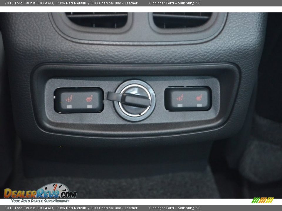 2013 Ford Taurus SHO AWD Ruby Red Metallic / SHO Charcoal Black Leather Photo #21