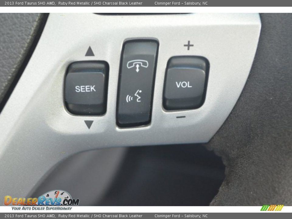2013 Ford Taurus SHO AWD Ruby Red Metallic / SHO Charcoal Black Leather Photo #32