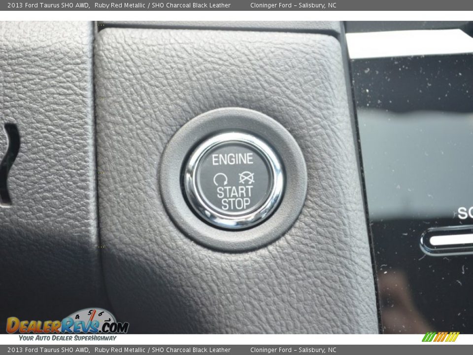 2013 Ford Taurus SHO AWD Ruby Red Metallic / SHO Charcoal Black Leather Photo #33