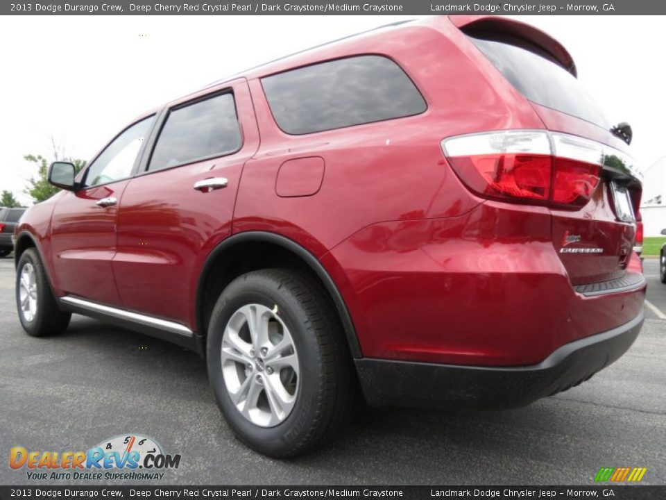 2013 Dodge Durango Crew Deep Cherry Red Crystal Pearl / Dark Graystone/Medium Graystone Photo #2