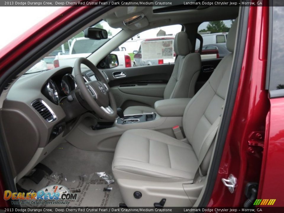 2013 Dodge Durango Crew Deep Cherry Red Crystal Pearl / Dark Graystone/Medium Graystone Photo #6