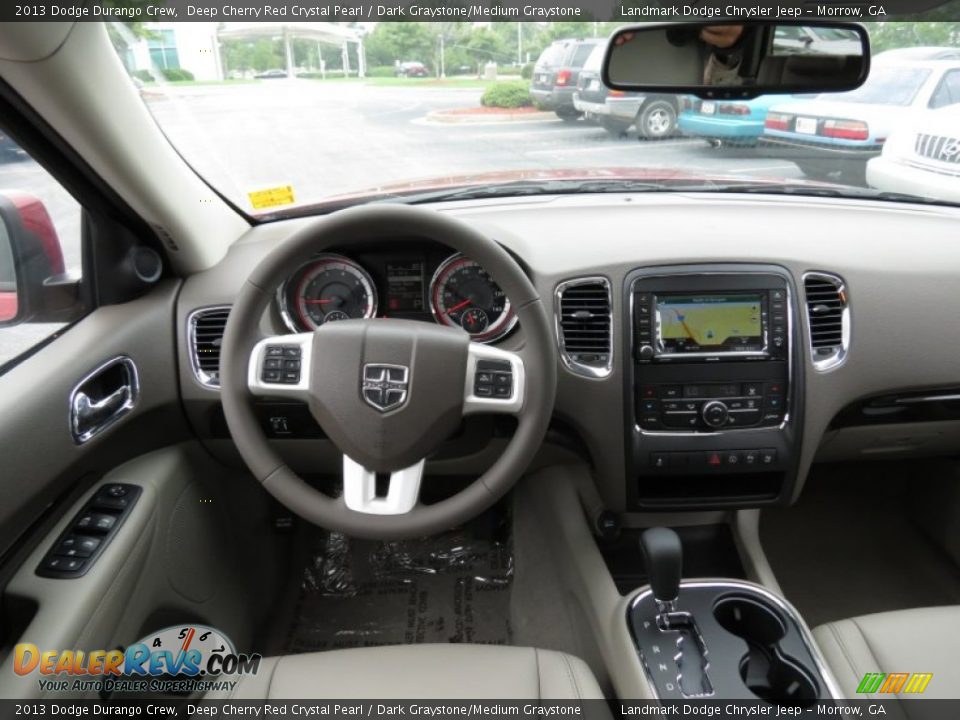 2013 Dodge Durango Crew Deep Cherry Red Crystal Pearl / Dark Graystone/Medium Graystone Photo #8