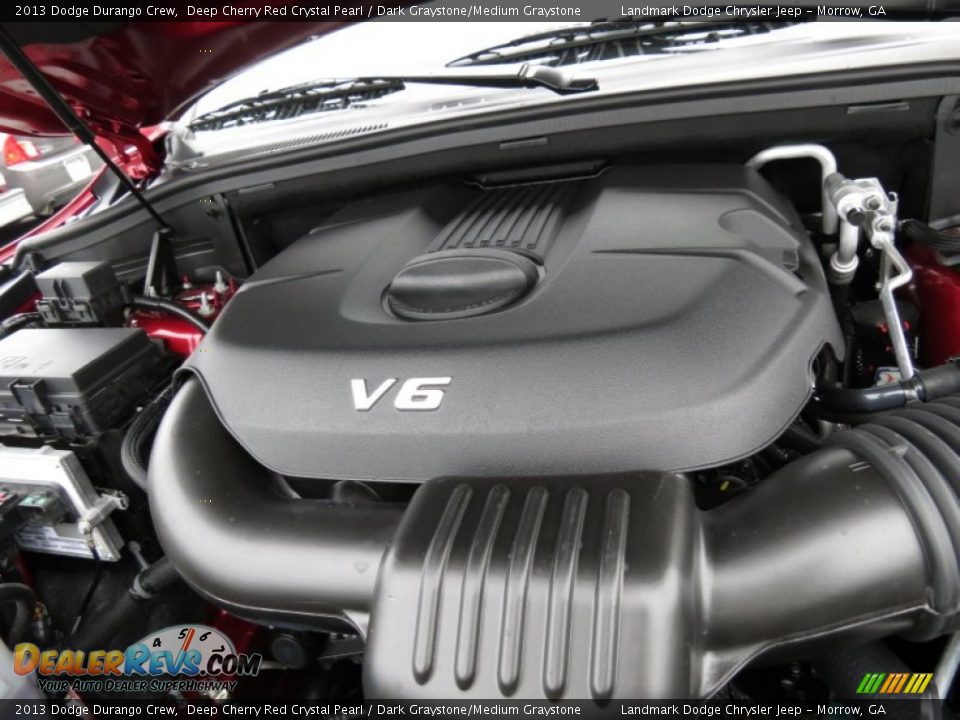 2013 Dodge Durango Crew Deep Cherry Red Crystal Pearl / Dark Graystone/Medium Graystone Photo #10