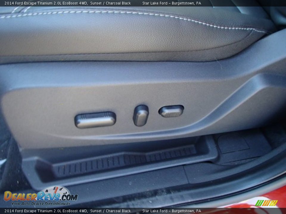 2014 Ford Escape Titanium 2.0L EcoBoost 4WD Sunset / Charcoal Black Photo #16