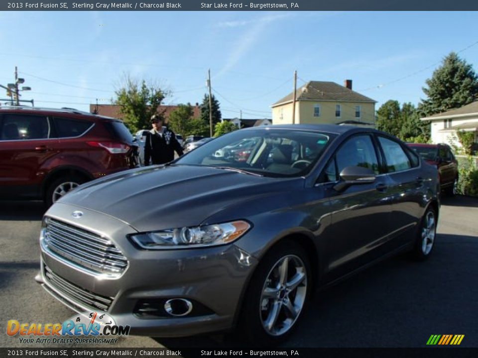 2013 Ford Fusion SE Sterling Gray Metallic / Charcoal Black Photo #1
