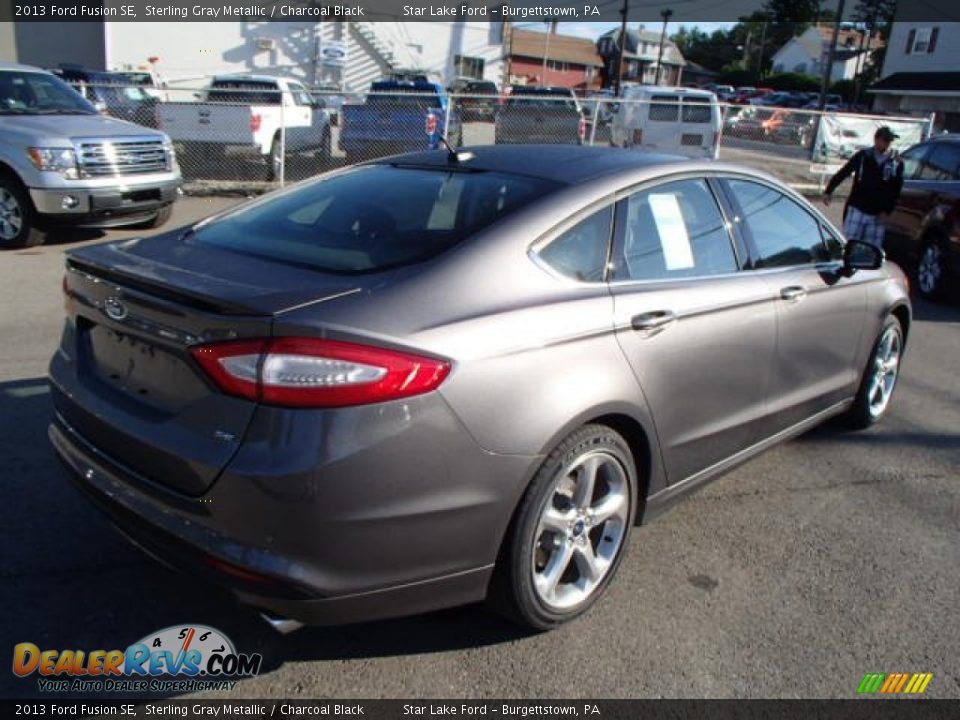 2013 Ford Fusion SE Sterling Gray Metallic / Charcoal Black Photo #5