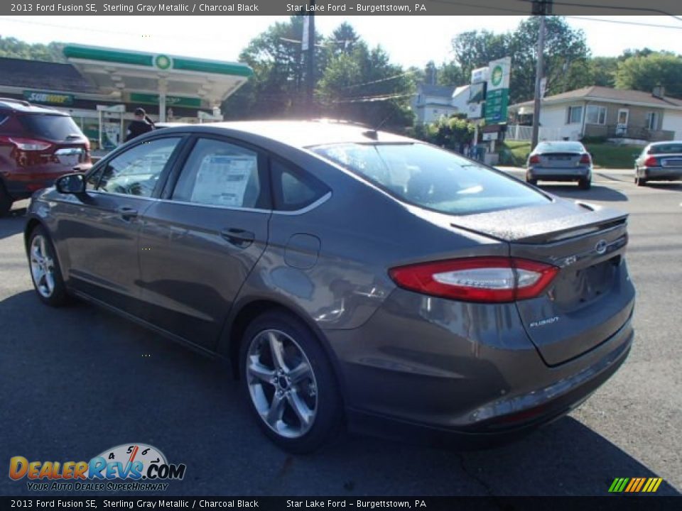 2013 Ford Fusion SE Sterling Gray Metallic / Charcoal Black Photo #7