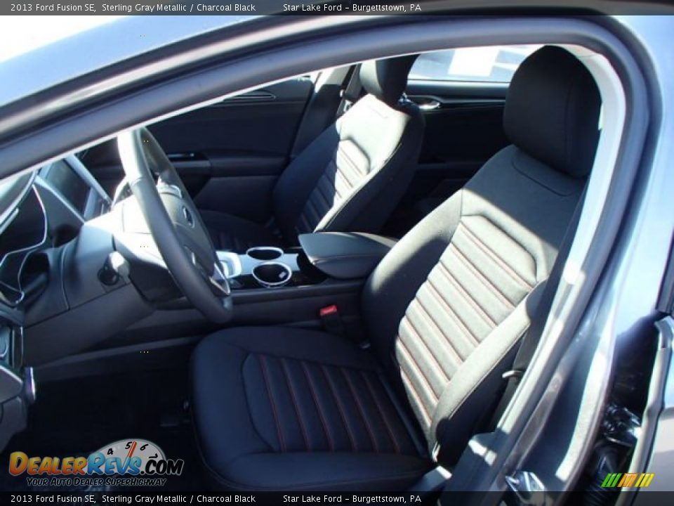 2013 Ford Fusion SE Sterling Gray Metallic / Charcoal Black Photo #10