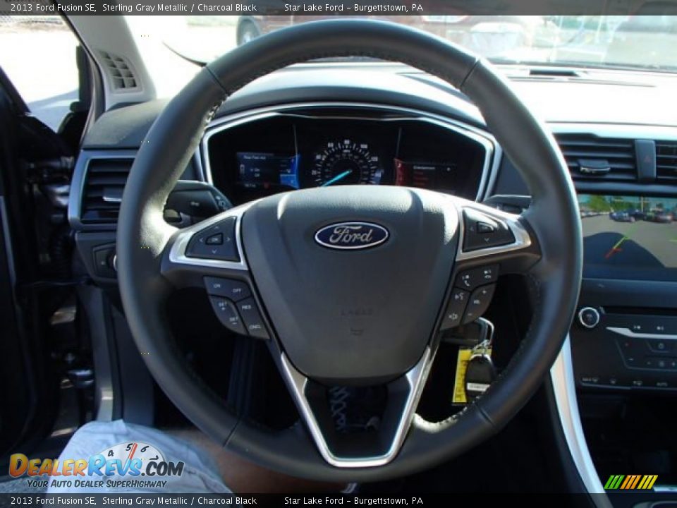 2013 Ford Fusion SE Sterling Gray Metallic / Charcoal Black Photo #20