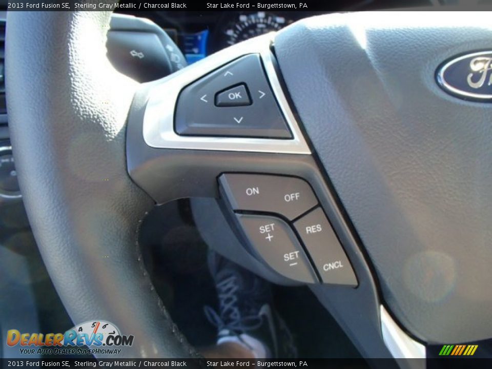 2013 Ford Fusion SE Sterling Gray Metallic / Charcoal Black Photo #21