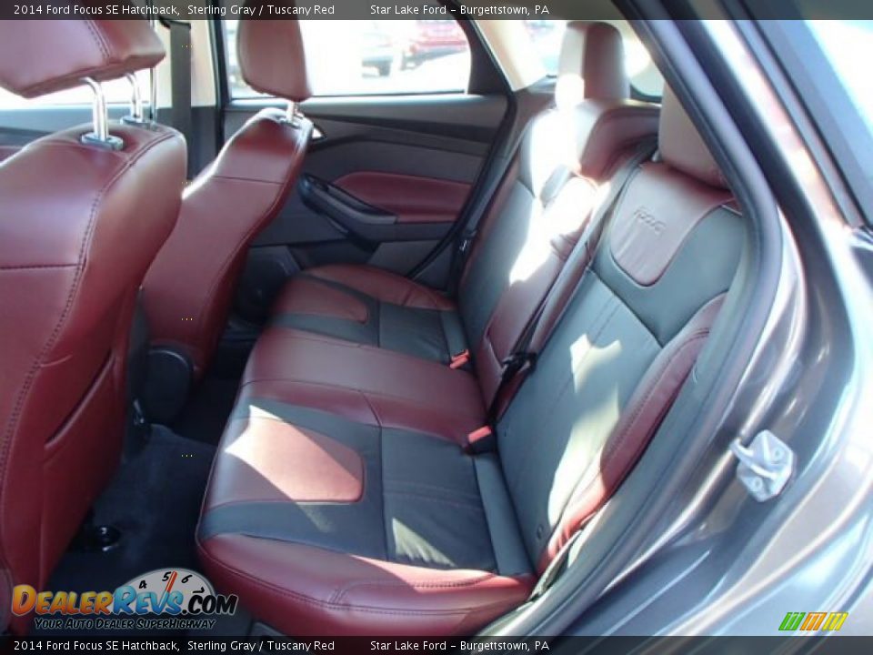 Rear Seat of 2014 Ford Focus SE Hatchback Photo #12